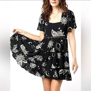 NWT Band Of The Free Galaxy Moon And Stars Dress